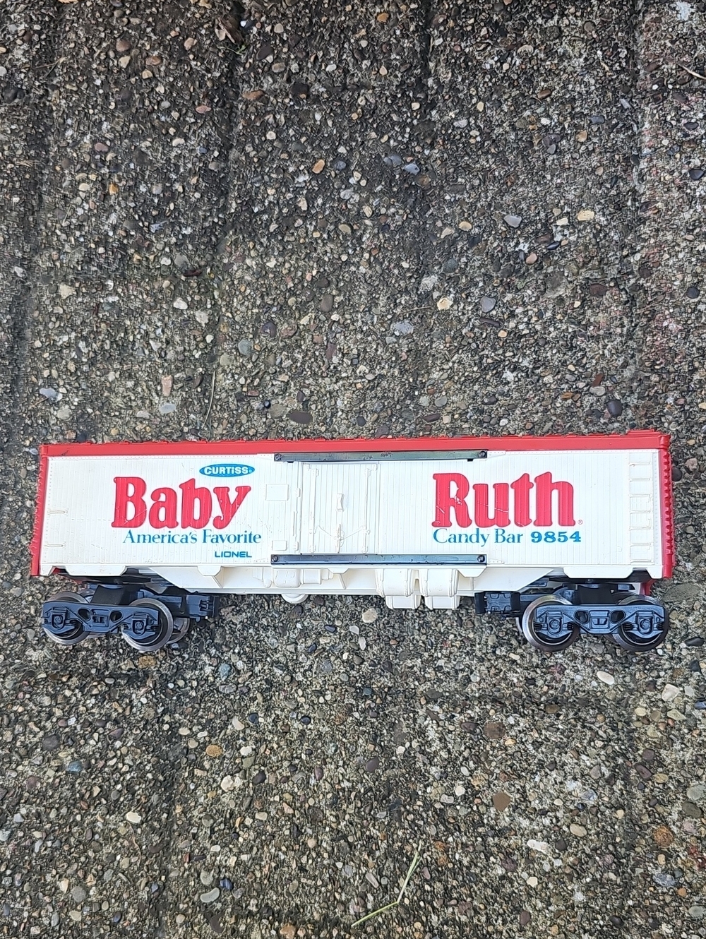 Vintage Lionel 9854 Baby Ruth Billboard Reefer Car O Gauge